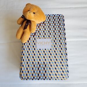 Vichy Gift Set with Tan Teddy Bear